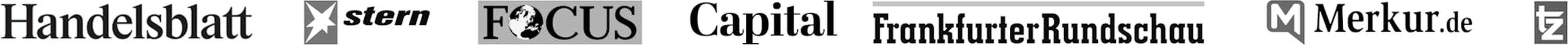 Bekannt aus: Handelsblatt, stern, FOCUS, Capital, Frankfurter Rundschau, Merkur.de, tz